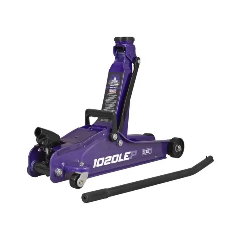 Low Profile Short Chassis Trolley Jack 2 Tonne Purple
