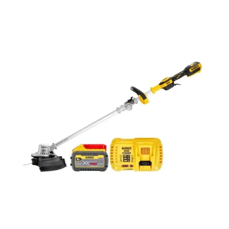 DeWalt DCMST561 18V Cordless Brushless String Trimmer with 1 x 9.0Ah Battery & Charger
