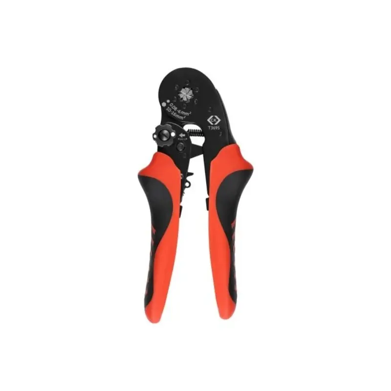 CK Tools T3695 Self Adjusting Ratchet Bootlace Ferrule Crimping Plier