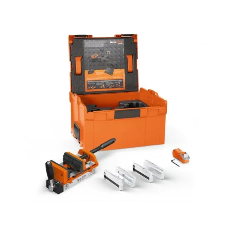 Fein 90701009000 VERSAMAG Magnetic Vice Set Including Aluminium Jaw Guards In L-Boxx