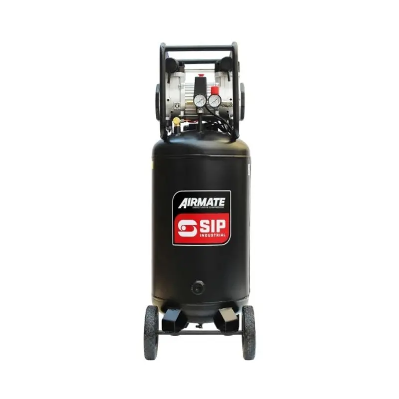 SIP DD 3hp 100ltr Low Noise Oil Free Vertical Compressor 230V