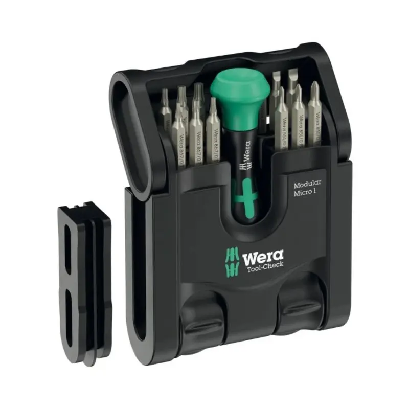 Wera Tool-Check Modular Micro 1 Screwdriver Bit Set 21 Pieces