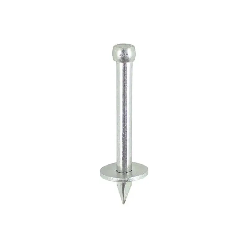 TIMCO Masonry Nails Washered Zinc - 35 x 3.70 - Pack of 100 Pieces