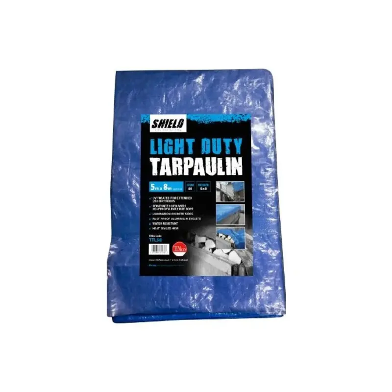 TIMCO Light Duty Tarpaulin Blue - 4 x 5m