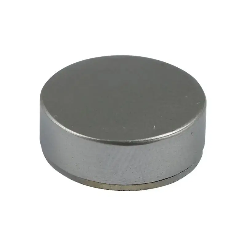 TIMCO Threaded Screw Caps Solid Brass Satin Chrome - 18mm - Pack of 4 Pieces