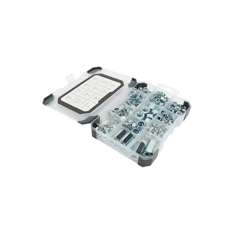 TIMCO Nuts Zinc Mixed Tray - 243pcs