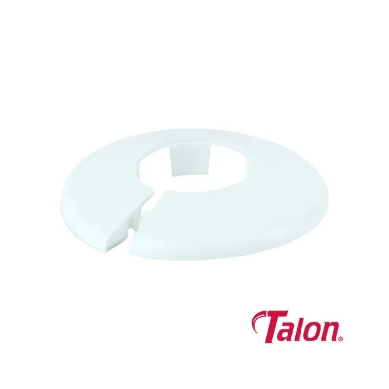 Talon Pipe Collar White - 28mm - Pack of 10 Pieces