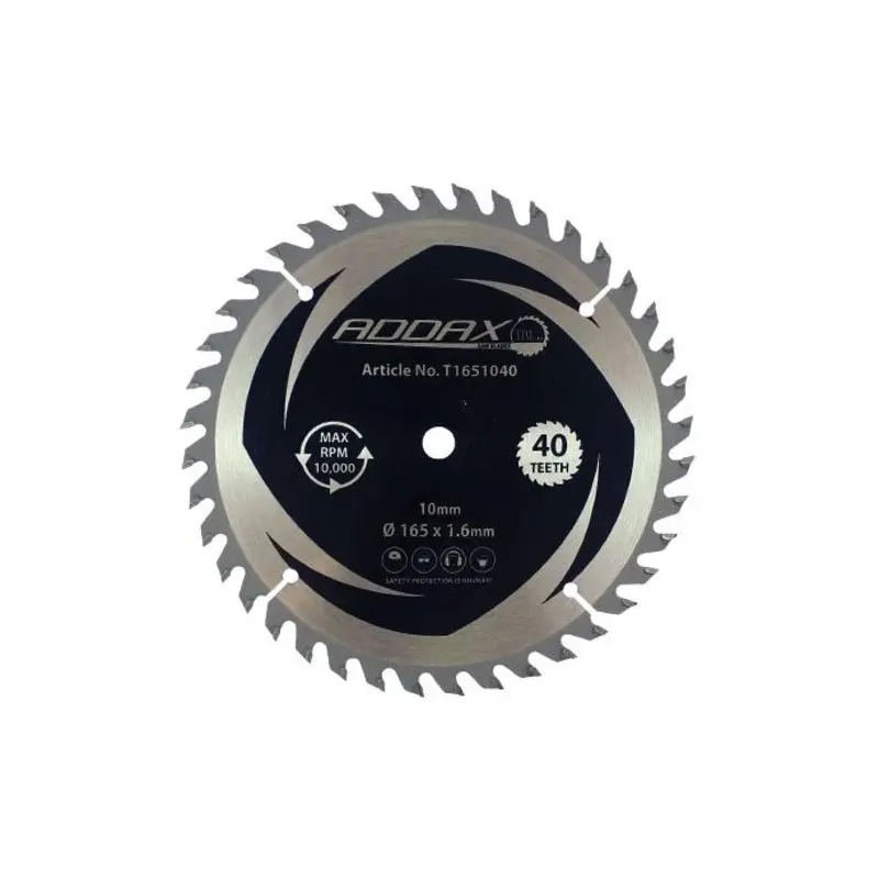 TIMCO Handheld Cordless Circular Saw Blade - 165 x 10 x 40T