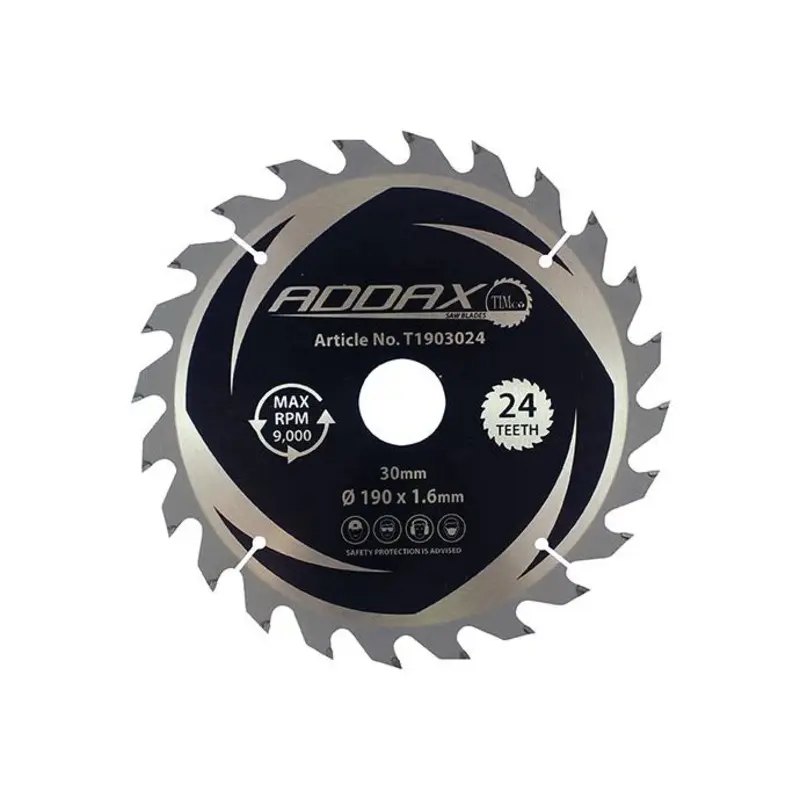 TIMCO Handheld Cordless Circular Saw Blade - 190 x 30 x 24T