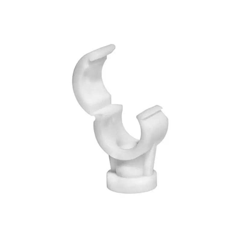 TIMCO Quick Lock Single Pipe Clips White  - 22mm - Pack of 50 Pieces