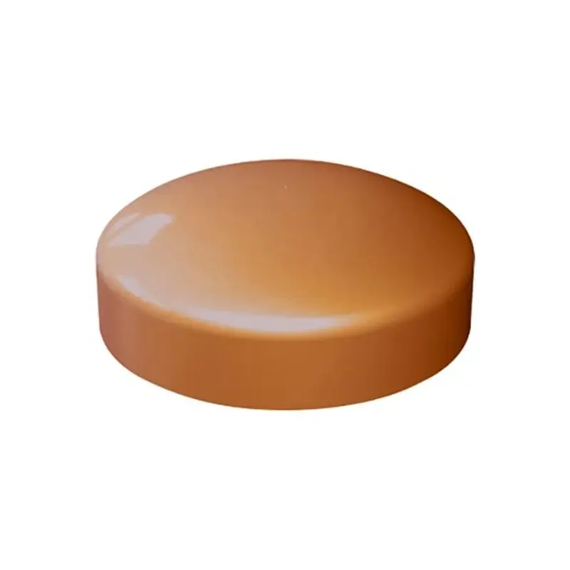TIMCO Two Piece Screw Caps Oak - To Fit 3.5 to 4.2 Screw - Pack of 100 Pieces