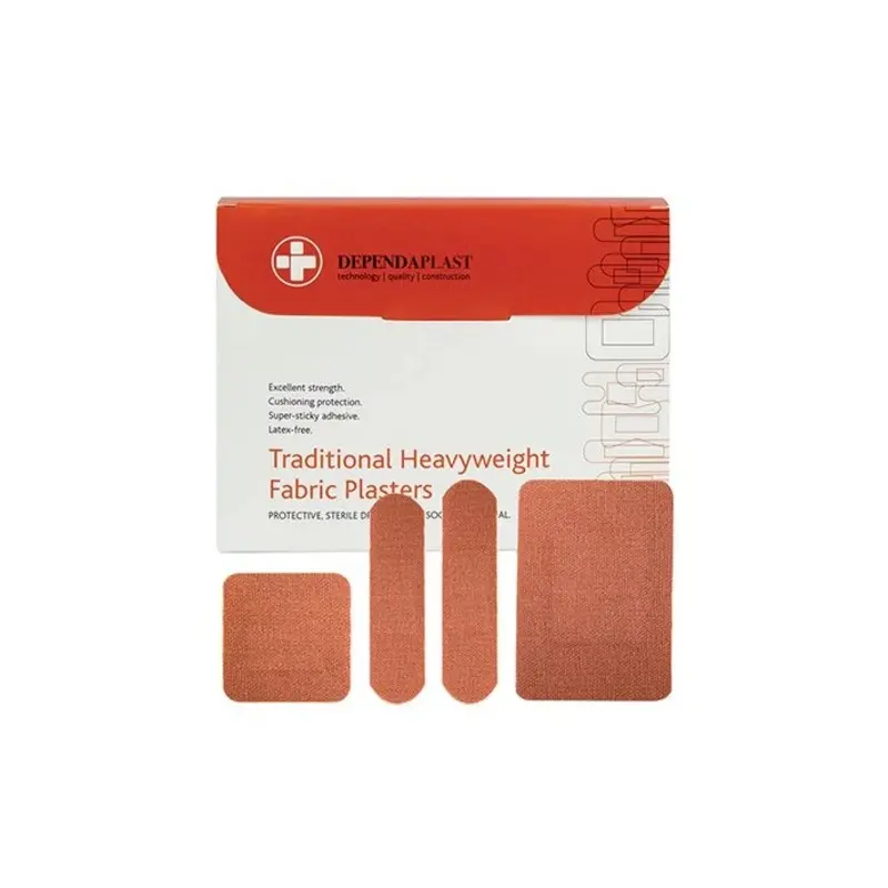 TIMCO Fabric Plasters Heavyweight - Assorted - Pack of 100 Pieces