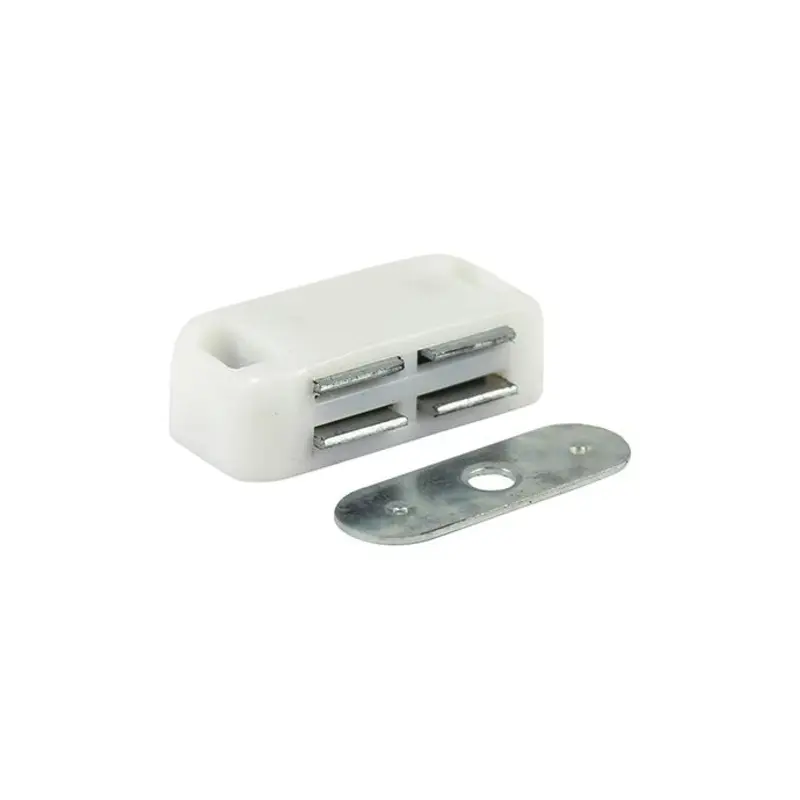 TIMCO Magnetic Catches White - 4kg - Pack of 2 Pieces