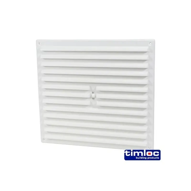 Timloc Hit and Miss Grille Vent White - 242 x 242mm
