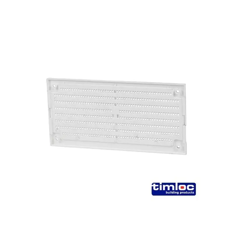 Timloc Louvre Mini Vent Flyscreen White - 165 x 89mm