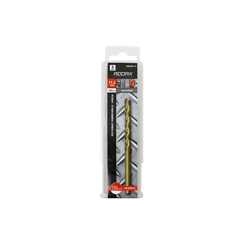 TIMCO Ground Jobber Drills - Cobalt M35 - 11.5mm - Pack of 5 Pieces