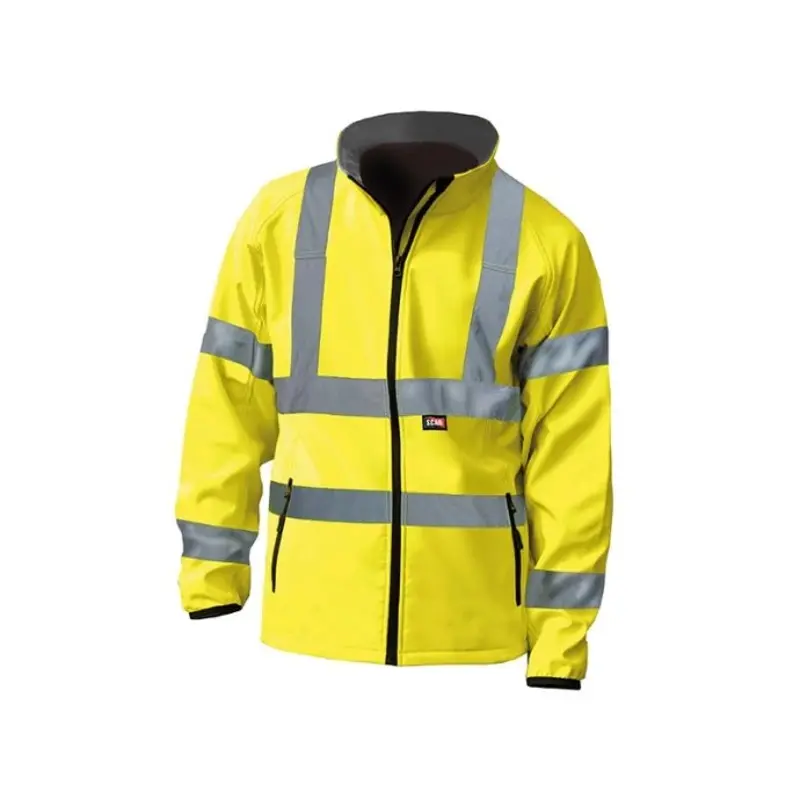 Scan Hi-Vis Yellow Softshell Jacket - XXL (52in)