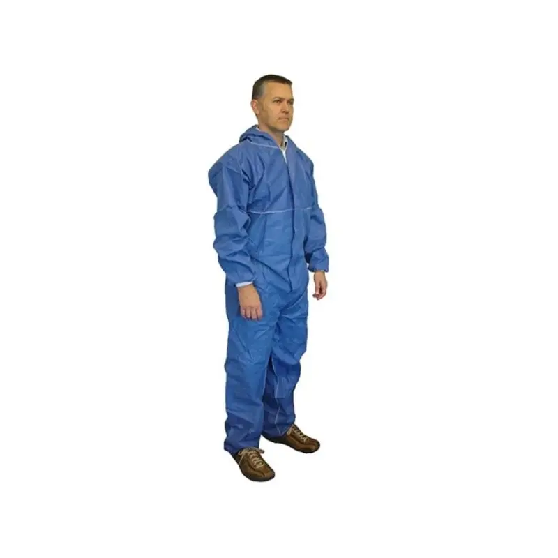 Scan Disposable Overall Navy L (39-42in)