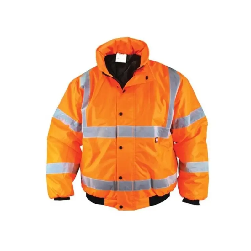 Scan Hi-Vis Orange Bomber Jacket - M (41in)