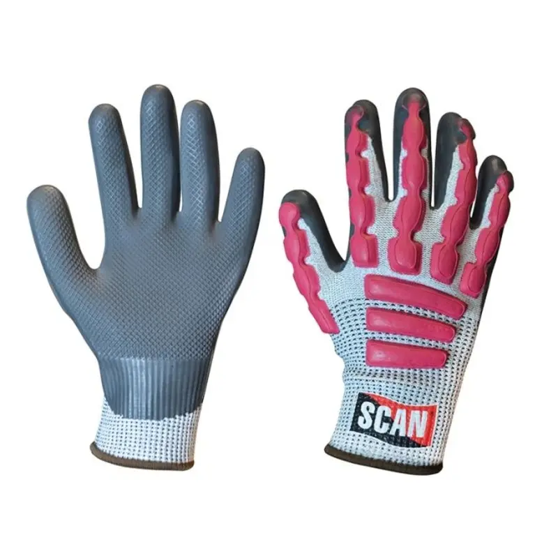 Scan Anti-Impact Latex Cut 5 Gloves - XL (Size 10)