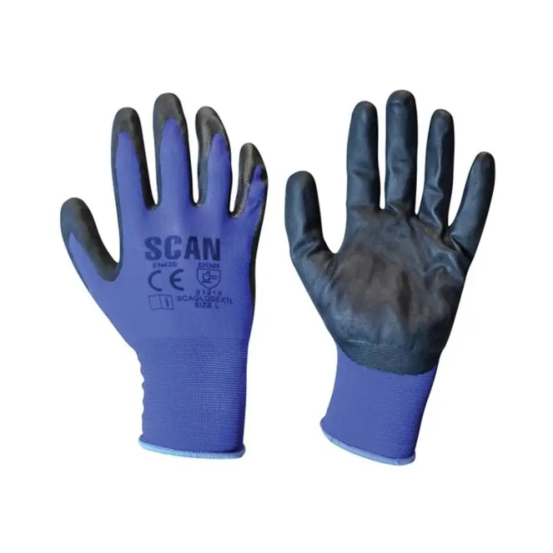 Scan Max - Dexterity Nitrile Gloves - L (Size 9)