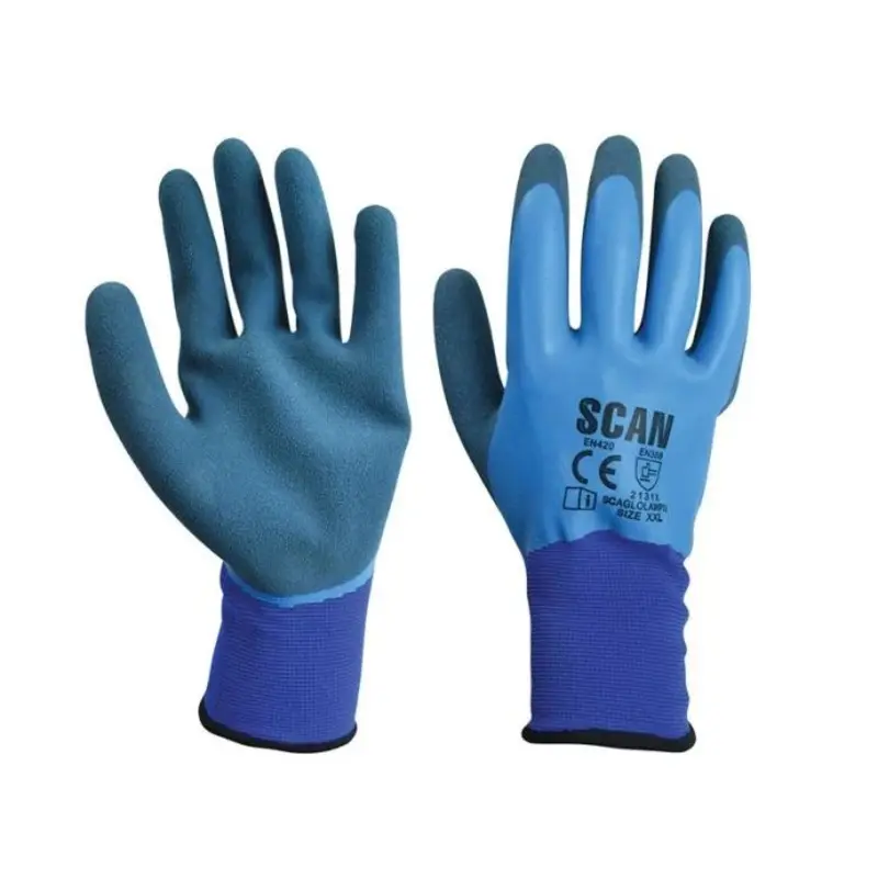 Scan Waterproof Latex Gloves - XXL (Size 11)