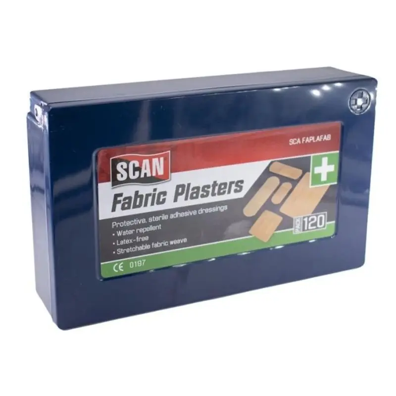 Scan Assorted Hypoallergenic Fabric Plasters 120