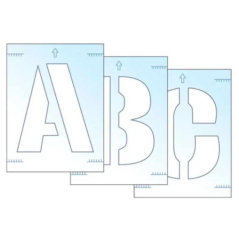 Scan Letter Stencil Kit 300mm