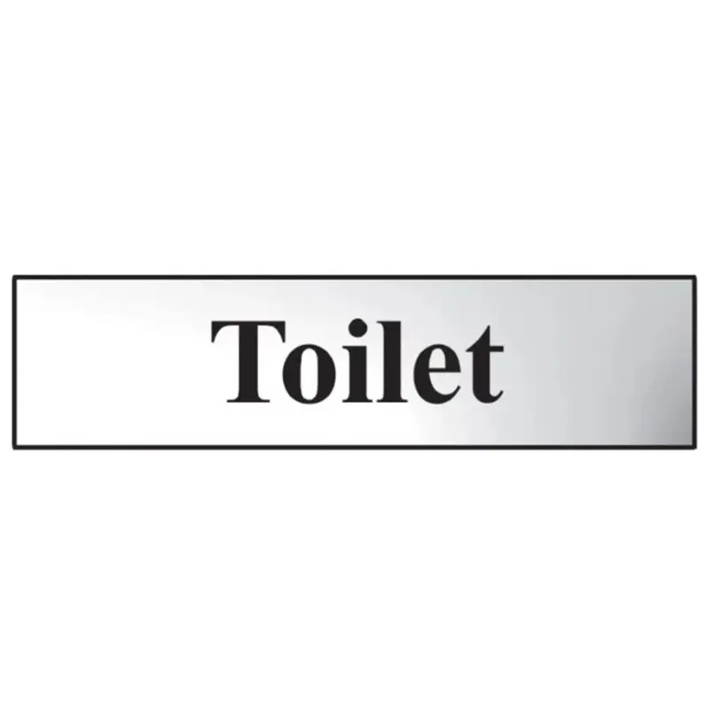 Scan Toilet - Polished Chrome Effect 200 x 50mm