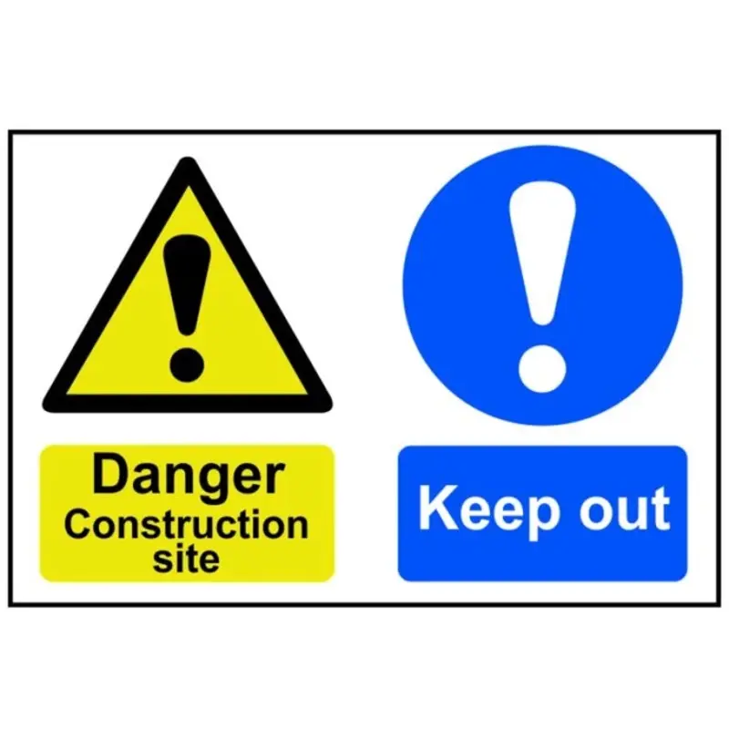Scan Danger Construction PVC 600 x 400mm