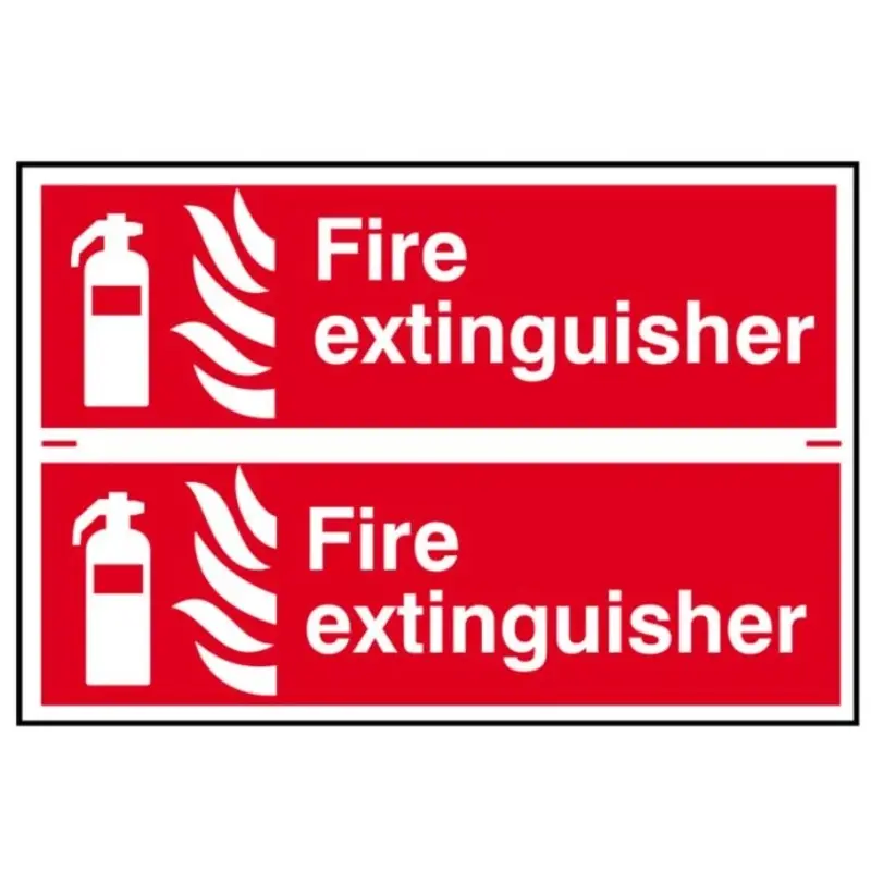 Scan Fire Extinguisher PVC 300 x 100mm