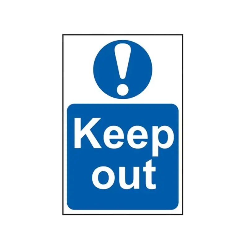 Scan Keep Out - PVC 400 x 600mm
