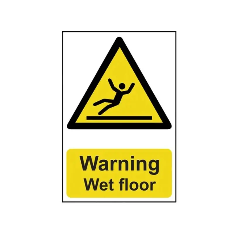 Scan Warning Wet Floor PVC 200 x 300mm