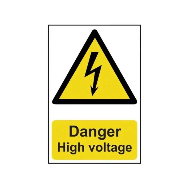 Scan Danger High Voltage PVC 200 x 300mm