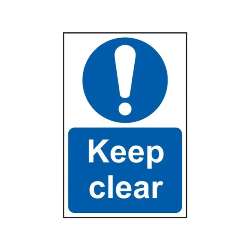Scan Keep Clear - PVC 200 x 300mm