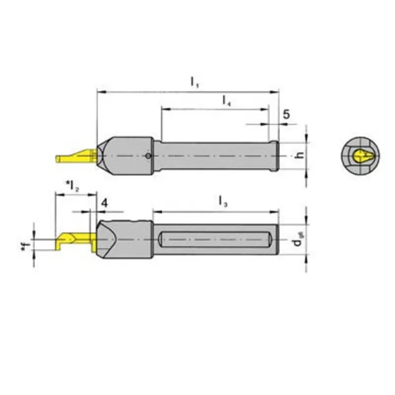 Horn B110.0020.02 Grooving And Boring Toolholder