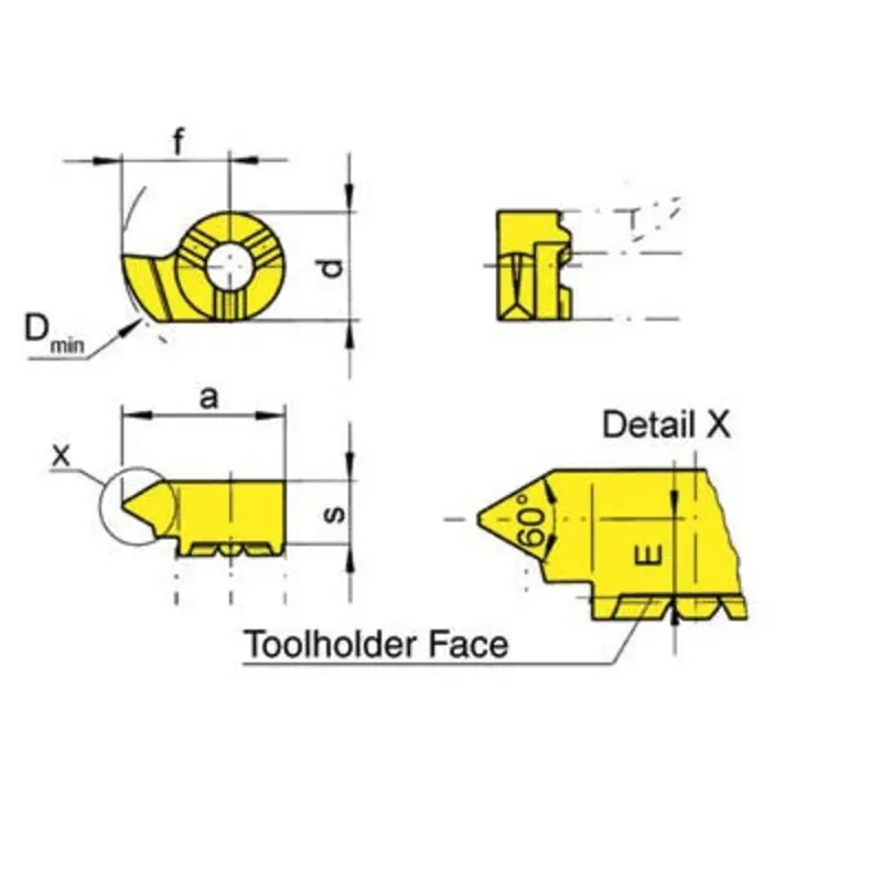 Horn R114.1325.02TN35 Grooving Insert