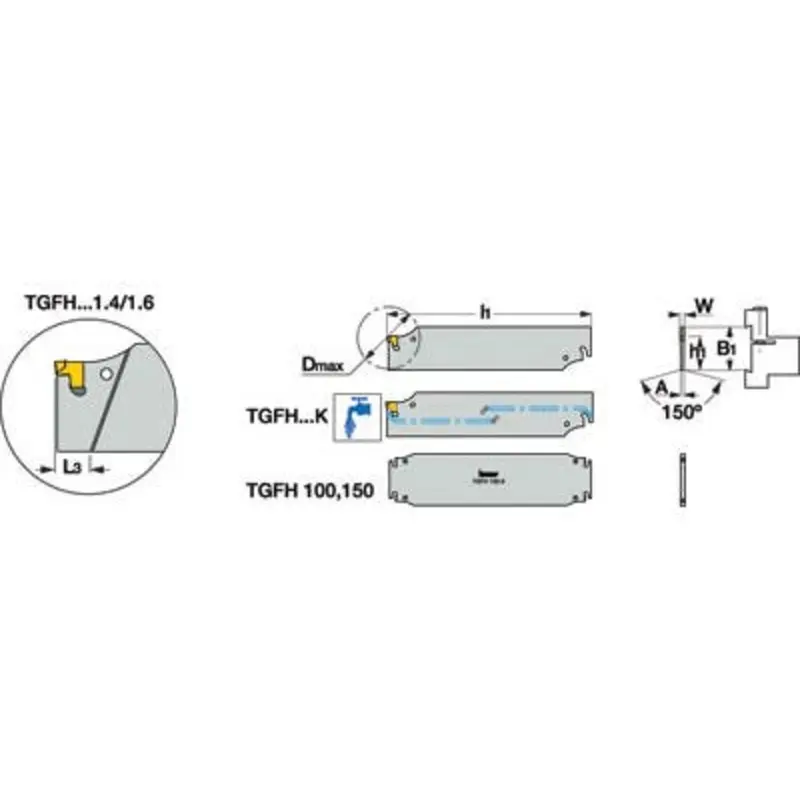 Iscar TGFH 19-1.4 Cut-Off Blade