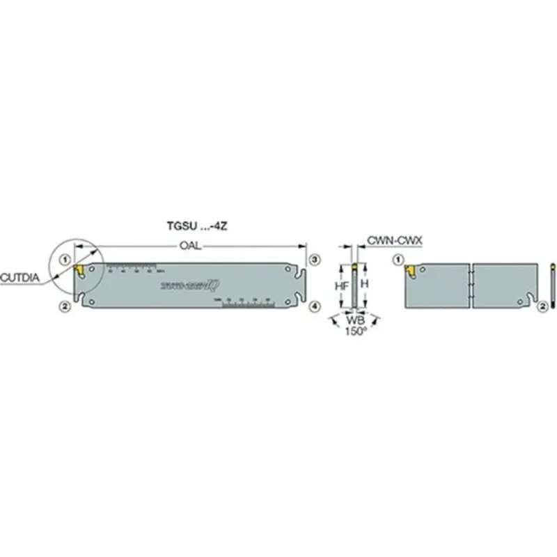 Iscar TGSU 35-4-IQ-4Z