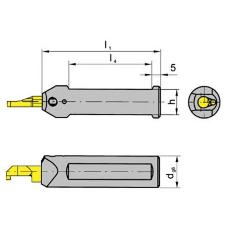 Horn B105.0016.01 Grooving And Boring Toolholder