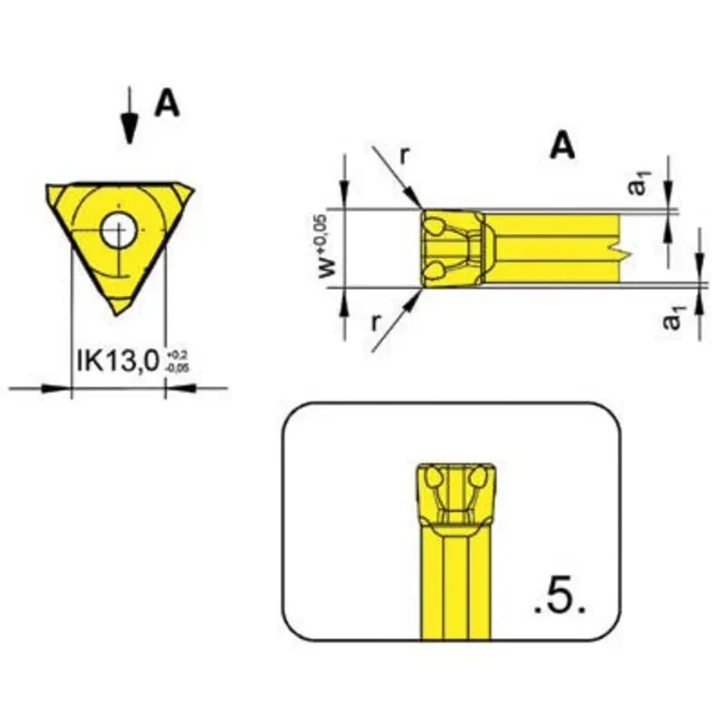 Horn S312.0250.52TI25 Grooving Insert
