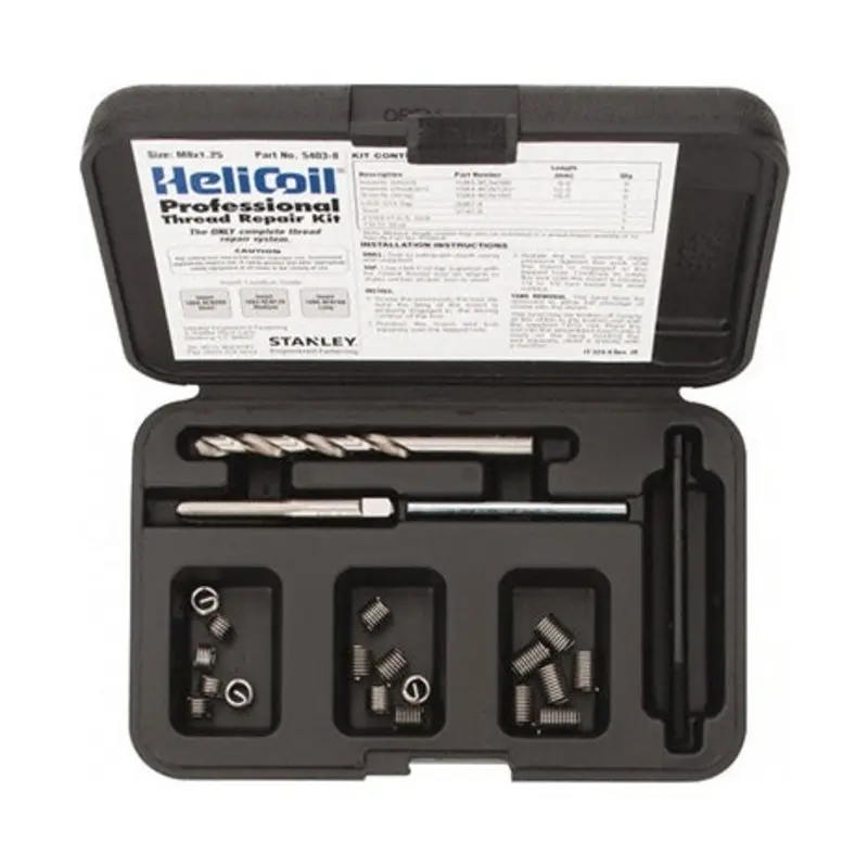 Helicoil M8 x 1.25 22 Piece Metric Thread Repair Kit