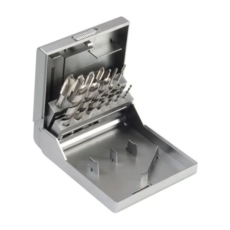 Volkel 3 - 12mm Machine Tap and Drill 14 Piece Set