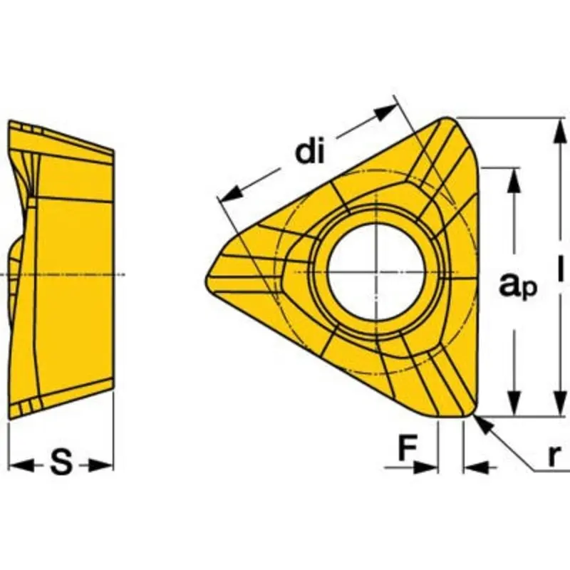 Iscar TPKT-PDR Inserts  | MSC Industrial Supply Co.
