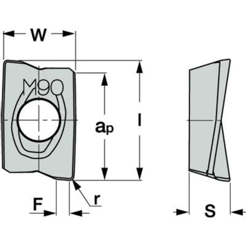 Iscar ADCR-PDFR-P Inserts  | MSC Industrial Supply Co.