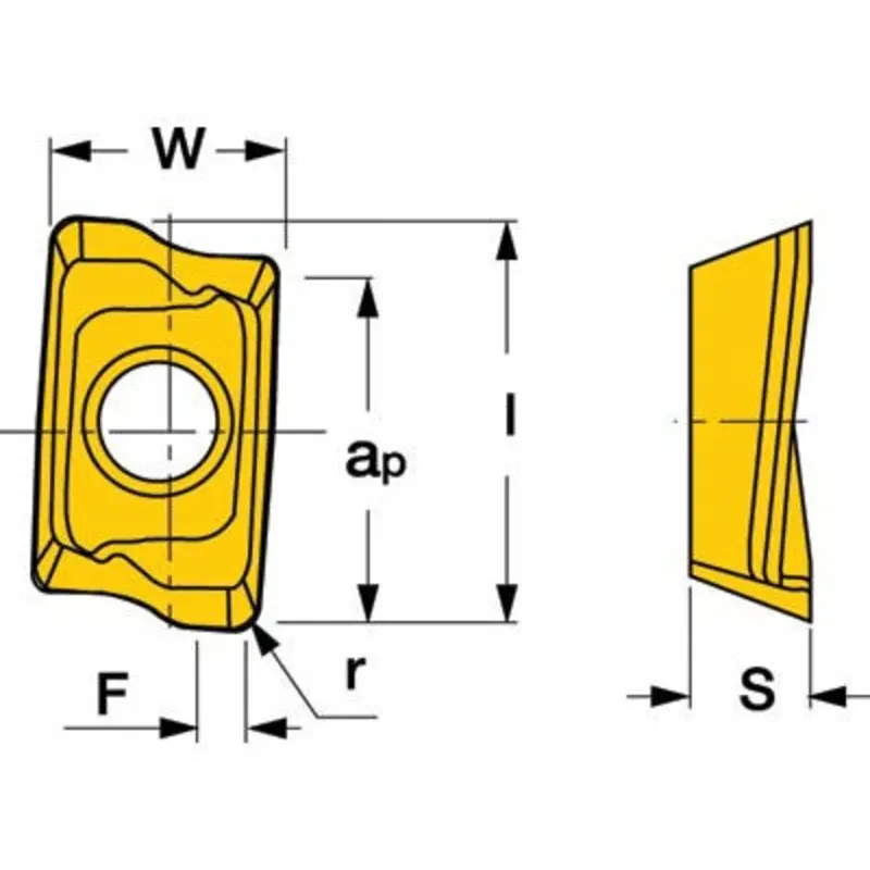 Iscar ADCT-PDR-PL Inserts  | MSC Industrial Supply Co.