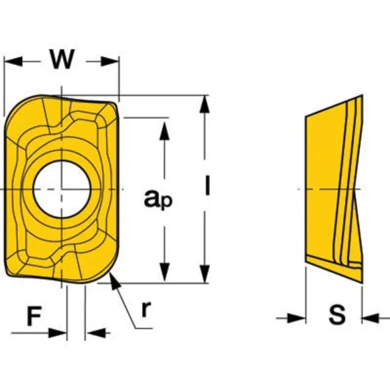 Iscar ADKT-PDR-MM Inserts  | MSC Industrial Supply Co.