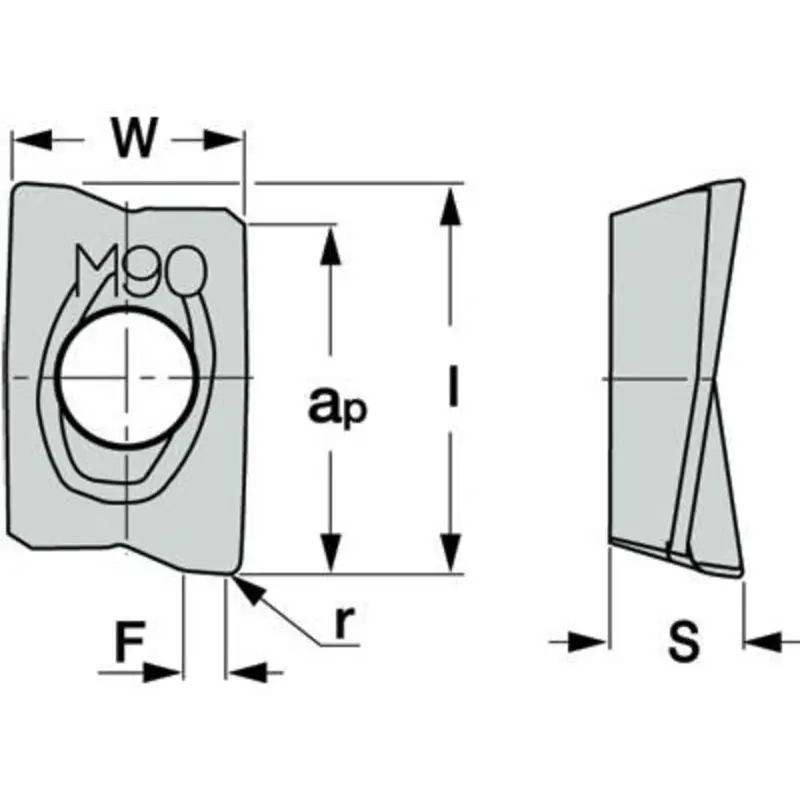 Iscar APCR-PDFR-P Inserts  | MSC Industrial Supply Co.