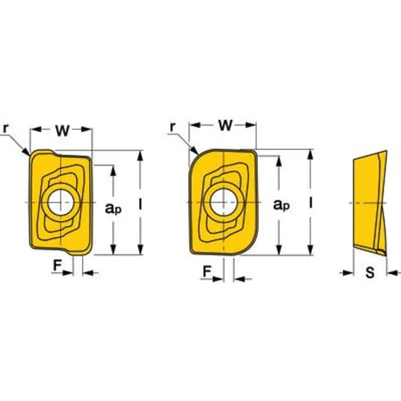 Iscar APKT-R Inserts  | MSC Industrial Supply Co.