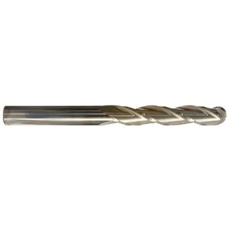 SGS Carbide 3 Flute Extra Long Ball Nosed End Mills - Metric  | MSC Industrial Supply Co.